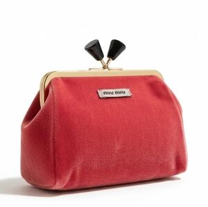 Miu Miu Velvet Kiss-Lock Pouch